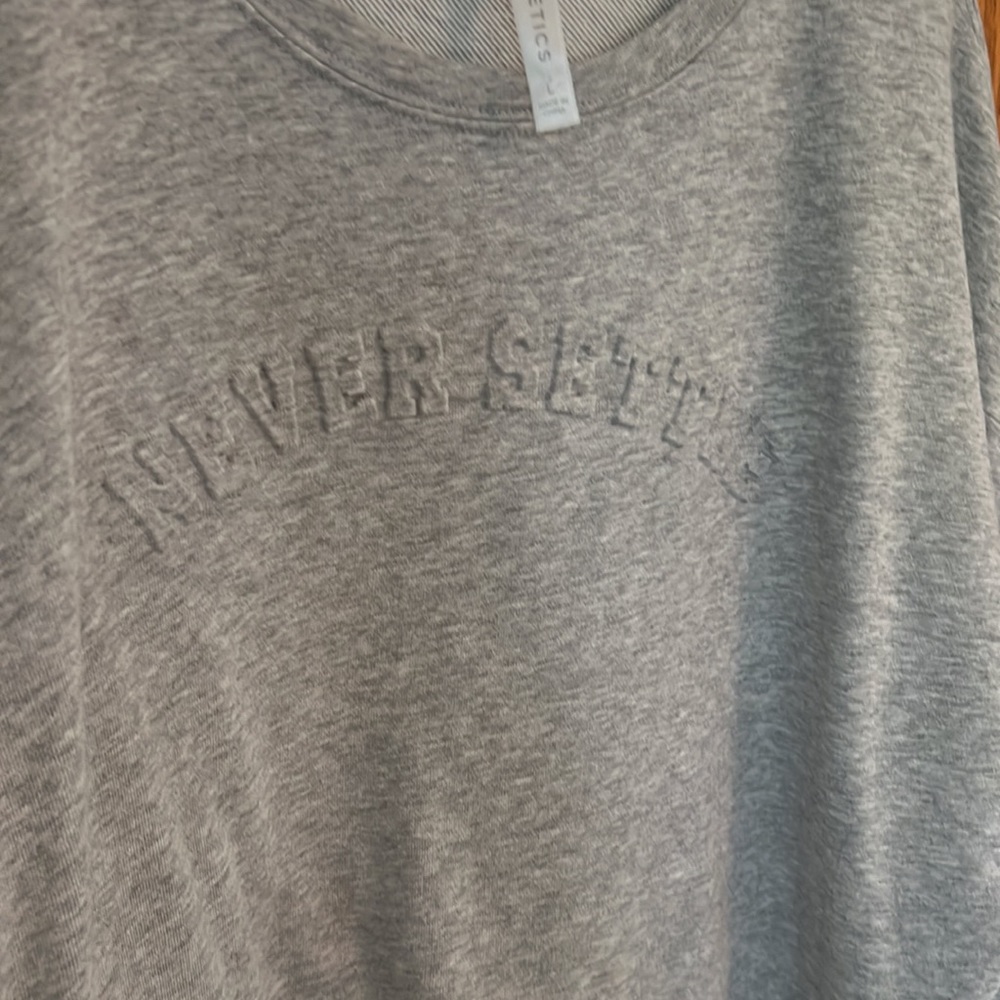 Fabletics Cropped Sweatshirt Never Settle - image 2